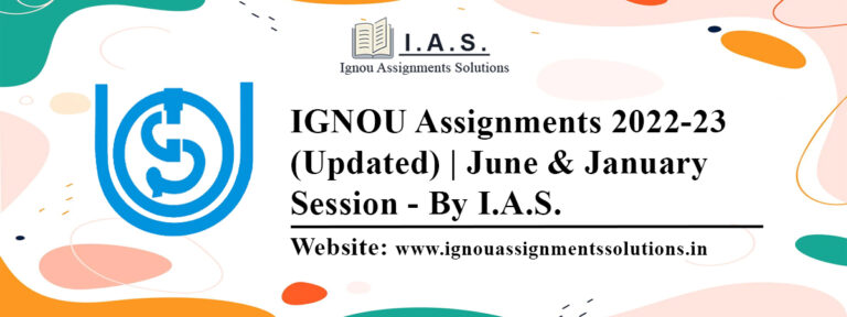 ignou rc karnal assignment submission 2022
